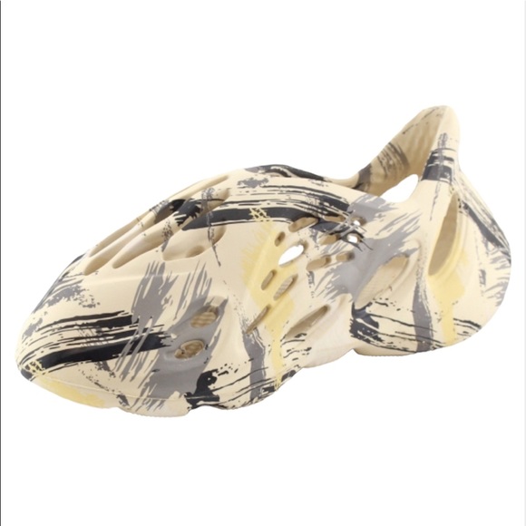 Multi Cream Comfy Foam Slip On Sandals - Picture 3 of 6